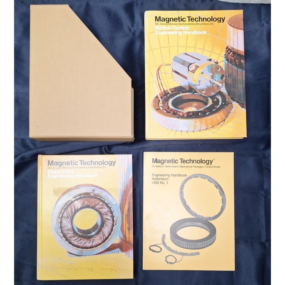 Magnetic Technology DC Motors Torque Tachometer Brushless 2 Books + Addendum Box - Picture 5 of 11